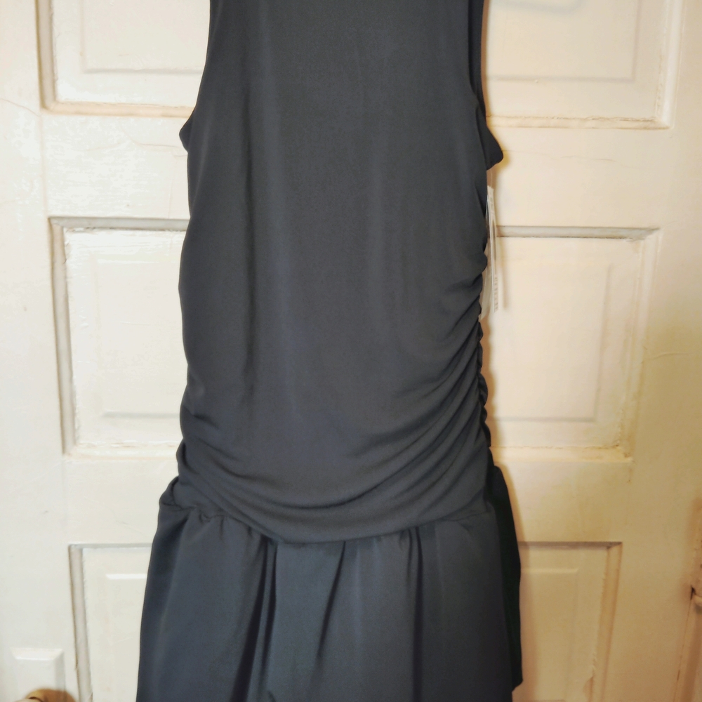 Chic Black Sleeveless Mini Dress